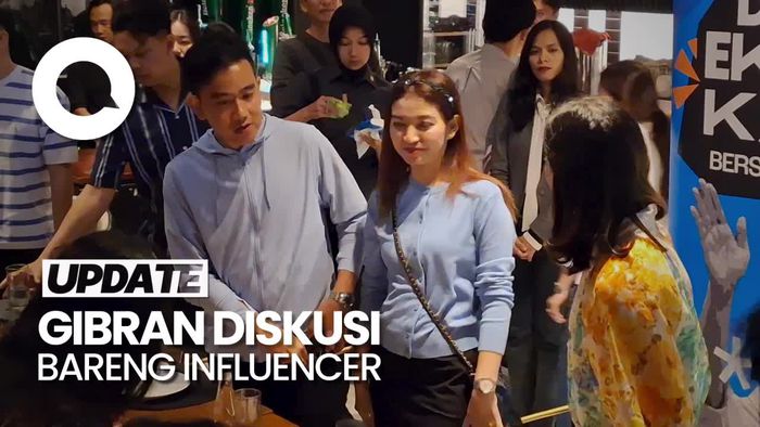 Gibran Temui Influencer di Senopati Bahas Ekonomi Kreatif
