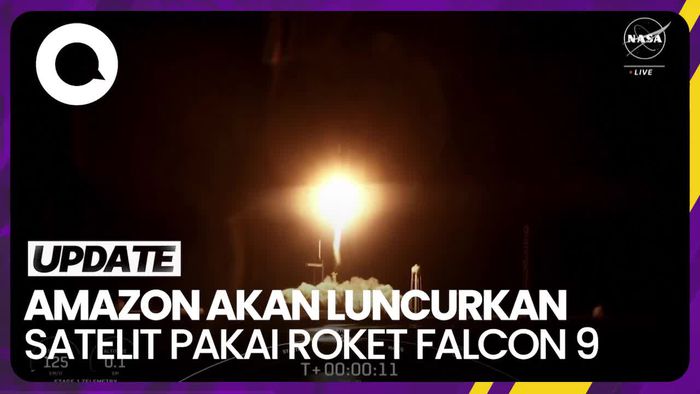 Amazon Bakal Luncurkan Satelit Kuiper Pakai Roket Milik Elon Musk