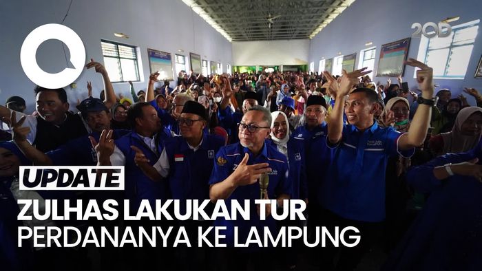 Tur Perdana Zulhas di Lampung 
