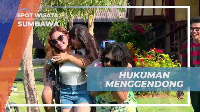 Momen Seru Gendong-menggendong Karena Kalah Dalam Tantangan, Sumbawa
