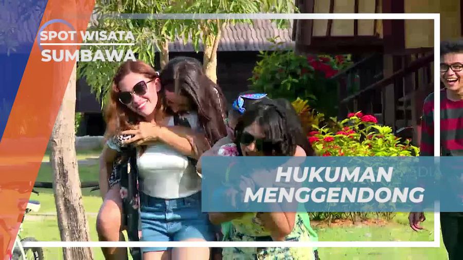 Momen Seru Gendong-menggendong Karena Kalah Dalam Tantangan, Sumbawa