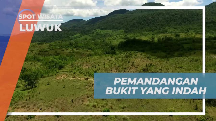 Panorama Bukit Indah Dari Sisi Lain Bukit Lenyek Luwuk Banggai