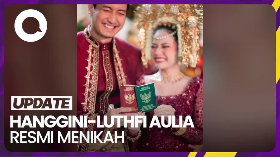 Potret Bahagia Pernikahan Hanggini dan Luthfi Aulia