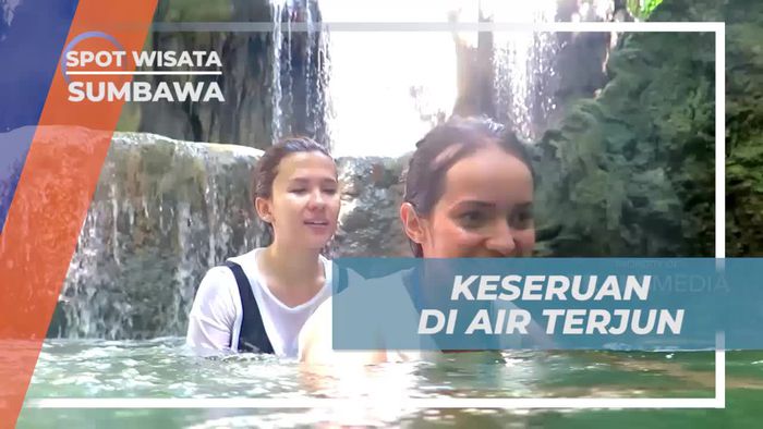 Bermain dan Berenang di Air Terjun Mata Jitu sumbawa