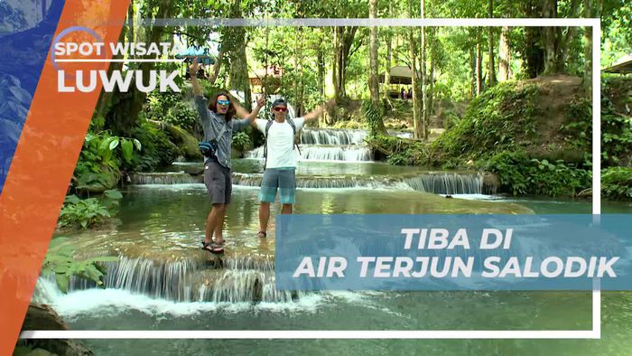 Tiba di Air Terjun Salodik Luwuk Banggai, Disambut Keindahan Alamnya