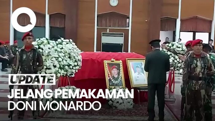 Jenazah Doni Monardo Disemayamkan di Mako Kopassus