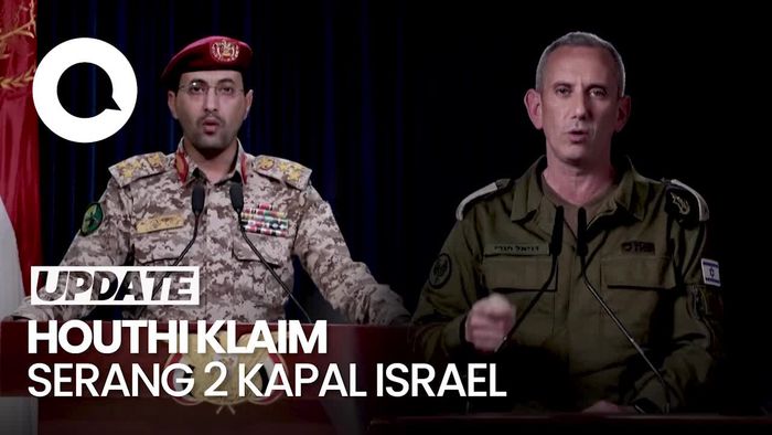 Houthi Klaim Serang 2 Kapal Israel di Laut Merah, IDF Membantah