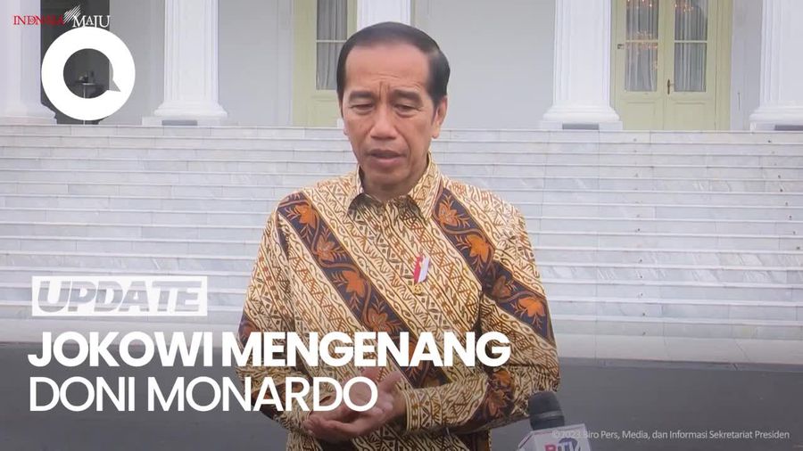 Jokowi Sampaikan Belasungkawa atas Kepergian Doni Monardo