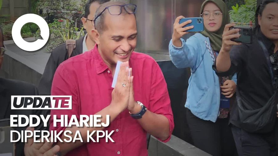 Wamenkumham Eddy Hiariej Tiba di KPK, Diperiksa soal Kasus Suap
