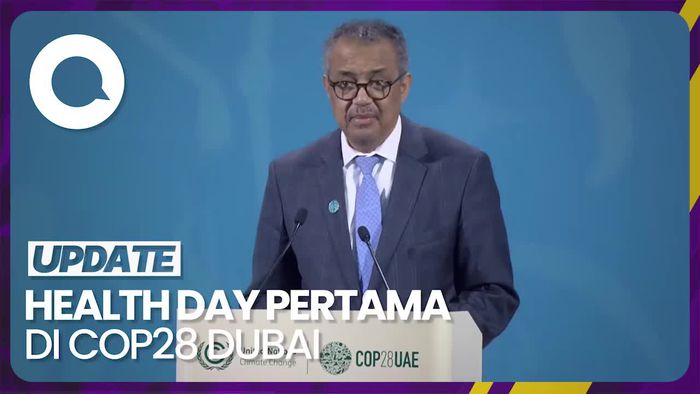 Apresiasi WHO Atas Kehadiran Hari Kesehatan Pertama di COP28