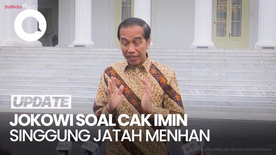Jokowi Bantah Cak Imin soal Jatah Menhan: Nggak Ada Jatah-jatah Seperti Itu