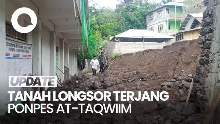 Pondok Pesantren di Karangasem Terkena Longsor, Satu Santri Tewas