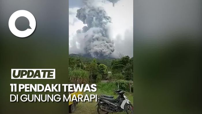 Update Erupsi Gunung Marapi: 11 Pendaki Tewas
