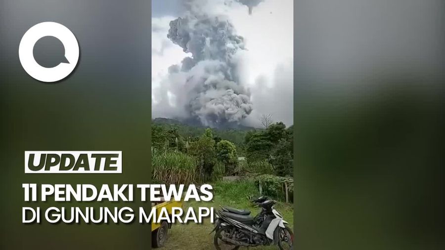 Update Erupsi Gunung Marapi: 11 Pendaki Tewas