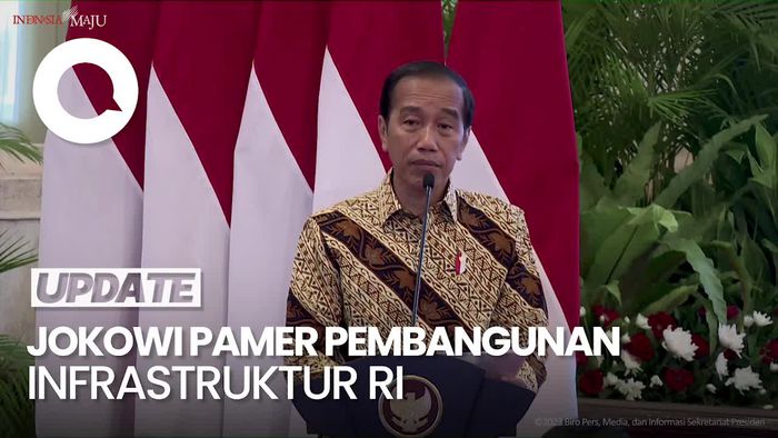 Saat Jokowi Pamer Pembangunan Infrastruktur Besar-besaran