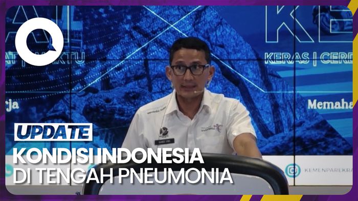  Soal Penyebaran Pneumonia, Menparekraf: Indonesia Masih Terkendali
