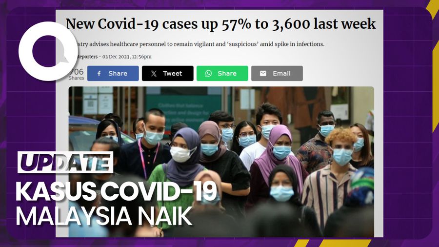 Susul Singapura, Kasus Covid-19 Malaysia Naik 57%