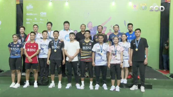 Legenda dan Atlet Bulu Tangkis Indonesia Semarakkan Bright Up Cup 2023