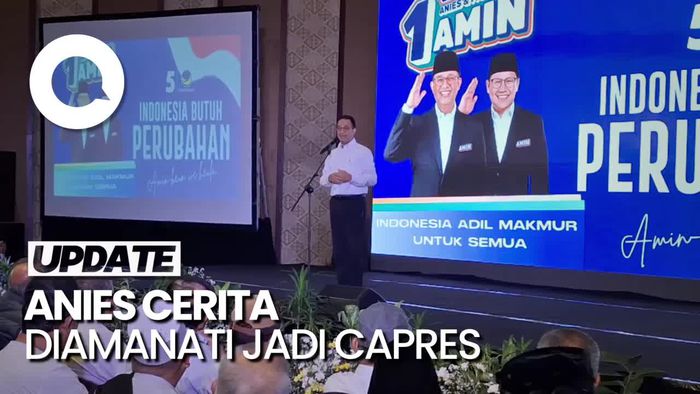 Anies: Saya Ini Diamanati Buat Jadi Capres, Uang Tidak Punya