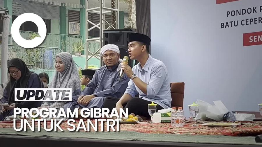 Gibran Janjikan Program untuk Santri: Dana Abadi Pesantren-Santri 5.0