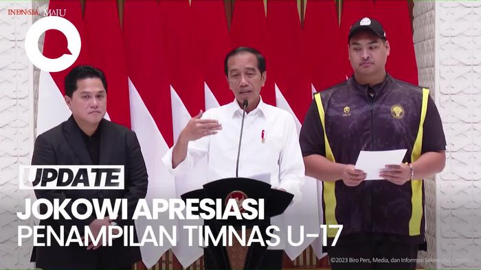 Jokowi soal Timnas U-17: Perlu Proses, Tak Bisa Instan Jadi Juara