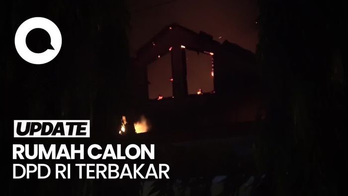 Rumah Milik Calon DPD RI di Sulsel Ludes Terbakar