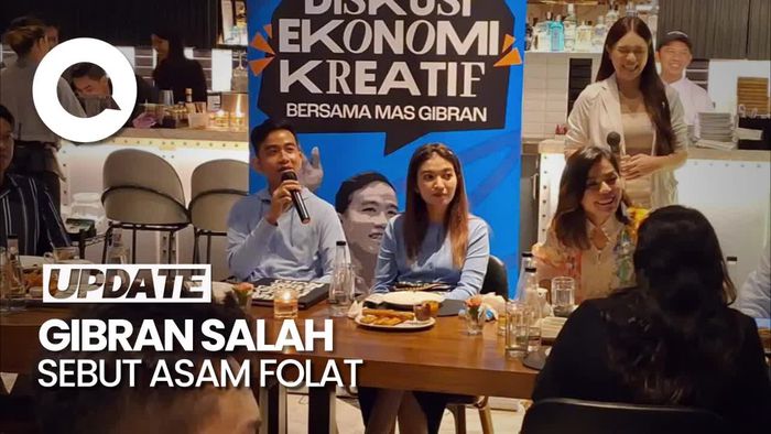 Salah Sebut Asam Sulfat untuk Ibu Hamil, Gibran Minta Maaf