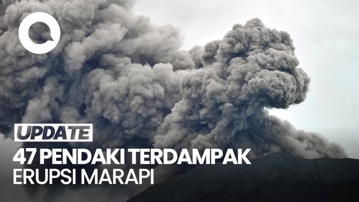 Sederet Fakta Erupsi Gunung Marapi hingga Buat 47 Pendaki Terdampak