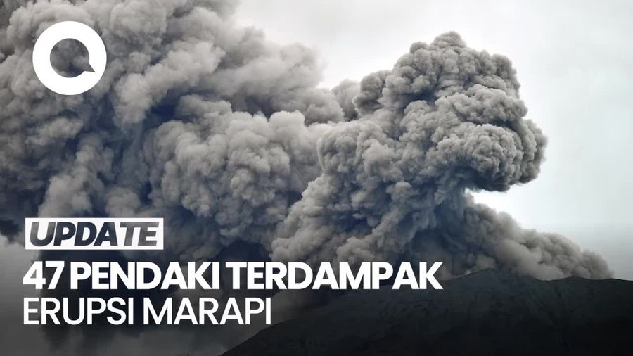 Sederet Fakta Erupsi Gunung Marapi hingga Buat 47 Pendaki Terdampak