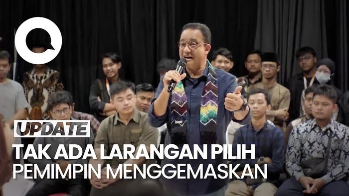 Saat Anies Ditanya soal Pilih Pemimpin Menggemaskan: Emang Boleh? Bebas!