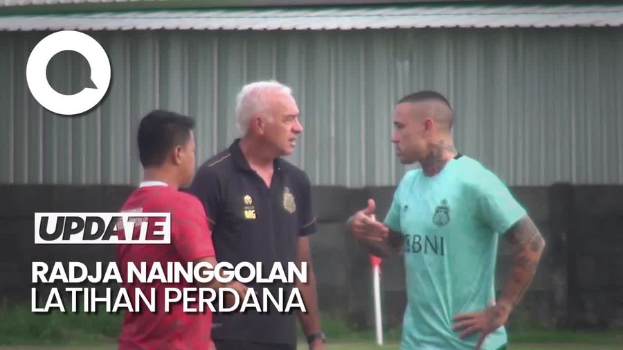 Intip Latihan Perdana Radja Nainggolan Bersama Bhayangkara FC