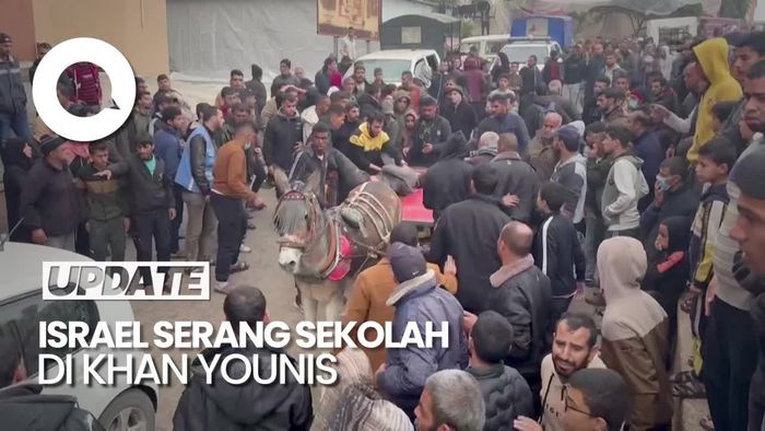 Israel Serang Sekolah di Gaza Malam-malam, Beberapa Orang Tewas