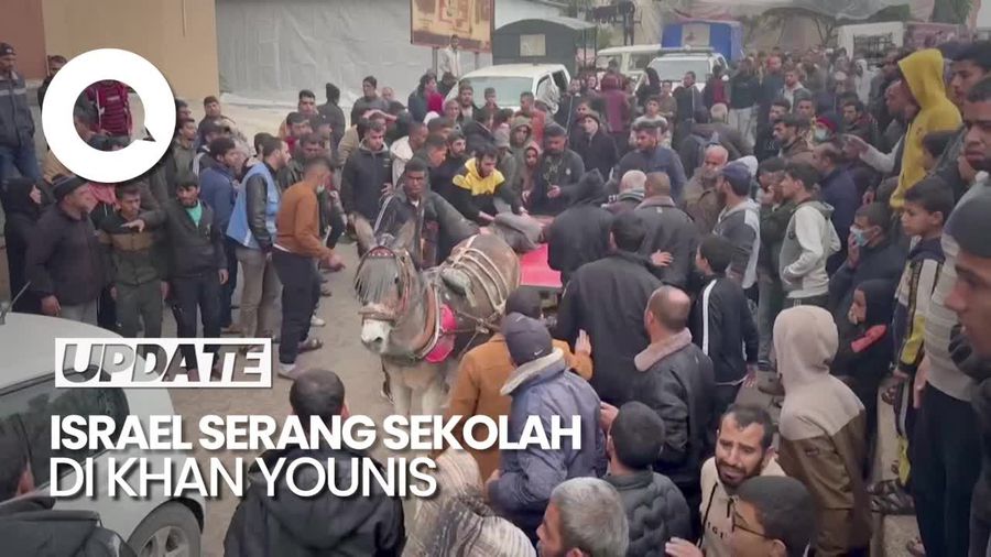 Israel Serang Sekolah di Gaza Malam-malam, Beberapa Orang Tewas