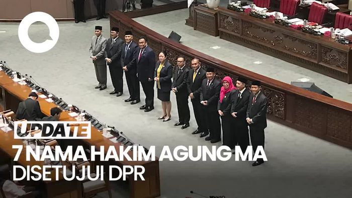 Paripurna DPR Setujui 7 Nama Hakim Agung MA, Berikut Daftarnya