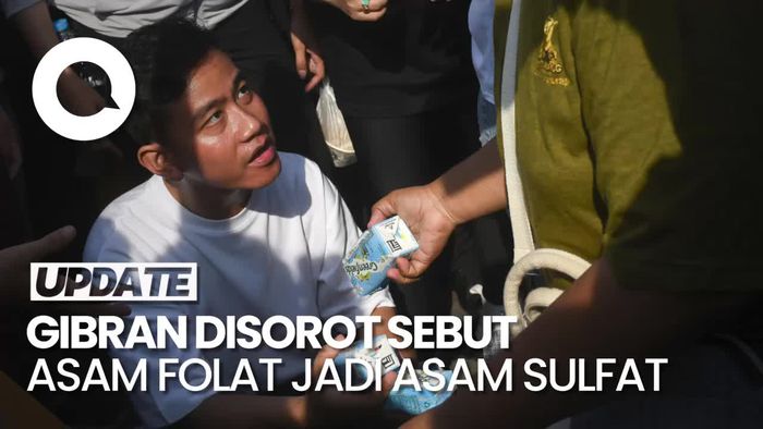 Gibran Disorot soal Asam Sulfat, TKN: Yang Penting Beri Protein-Gizi