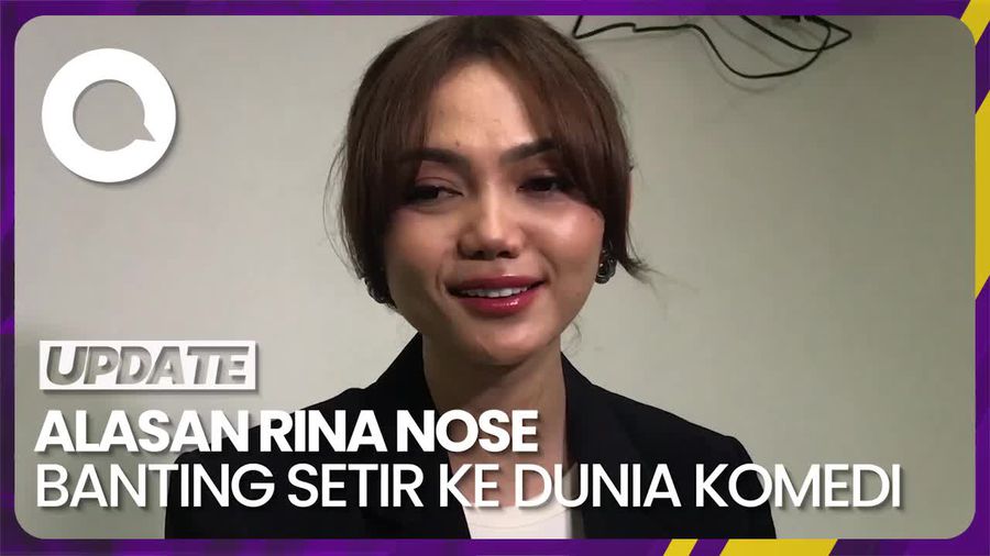 5 Kali Gagal Audisi Penyanyi, Rina Nose Pilih Jadi Komedian