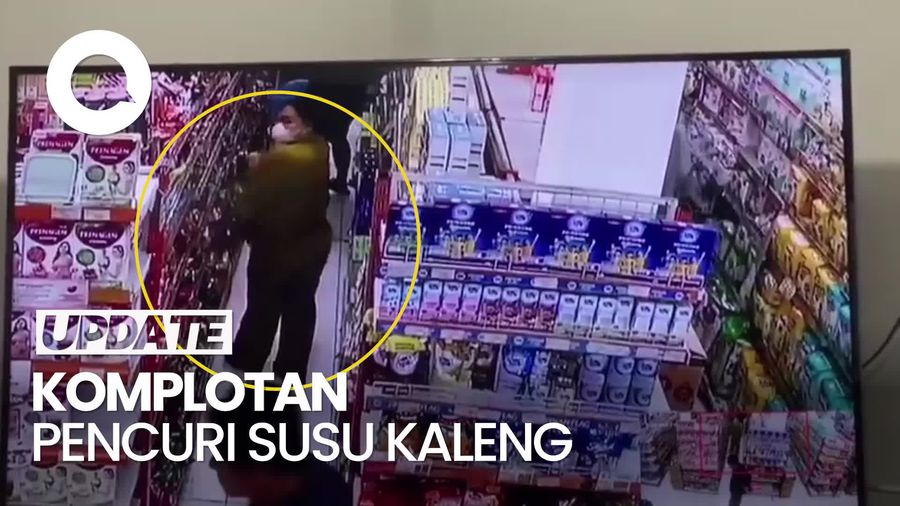 Terekam CCTV, Komplotan Pencuri Susu Kaleng di Karangasem Ditangkap Polisi