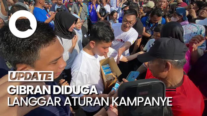 Bawaslu Soroti Aksi Gibran Bagi-bagi Susu di CFD, TKN Bilang Begini
