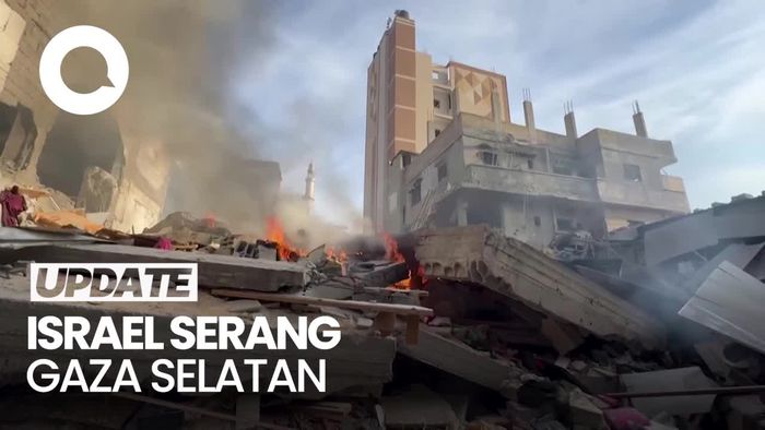 Israel Serang Gaza Selatan, Perintahkan Warga Mengungsi