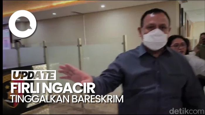 Firli Bahuri Bergegas Tinggalkan Bareskrim Usai Diperiksa di Kasus SYL