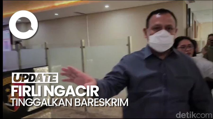 Firli Bahuri Bergegas Tinggalkan Bareskrim Usai Diperiksa di Kasus SYL