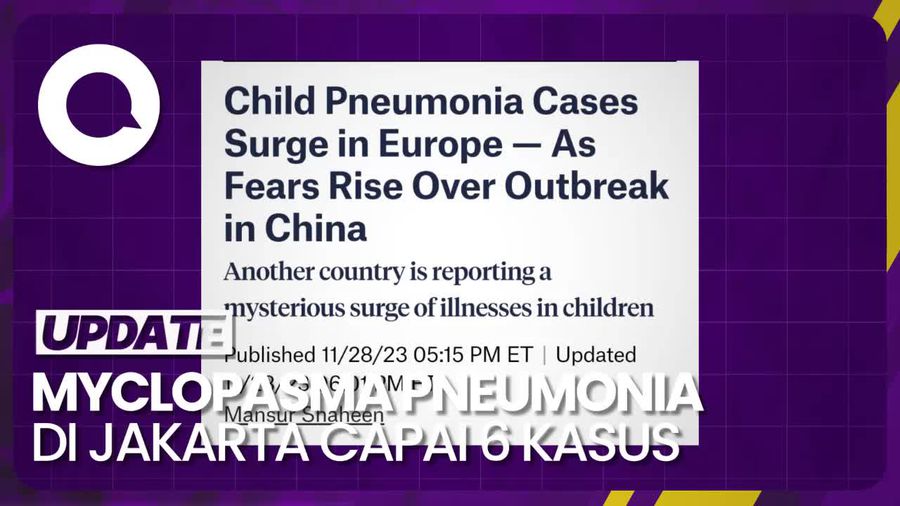 6 Kasus Mycoplasma Pneumonia di DKI Sudah Sembuh