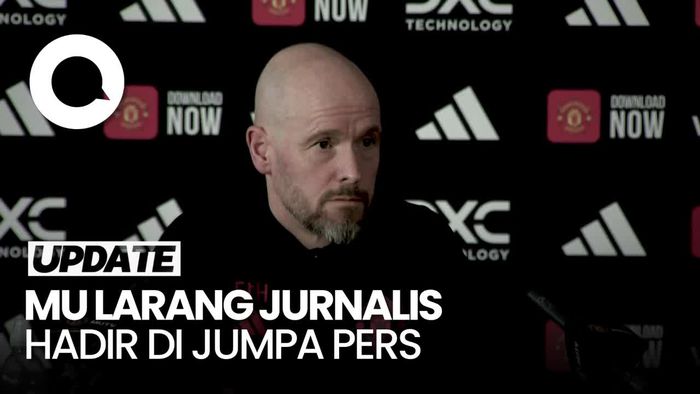 Kata Ten Hag Setelah MU Larang Sejumlah Media Hadir di Jumpa Pers