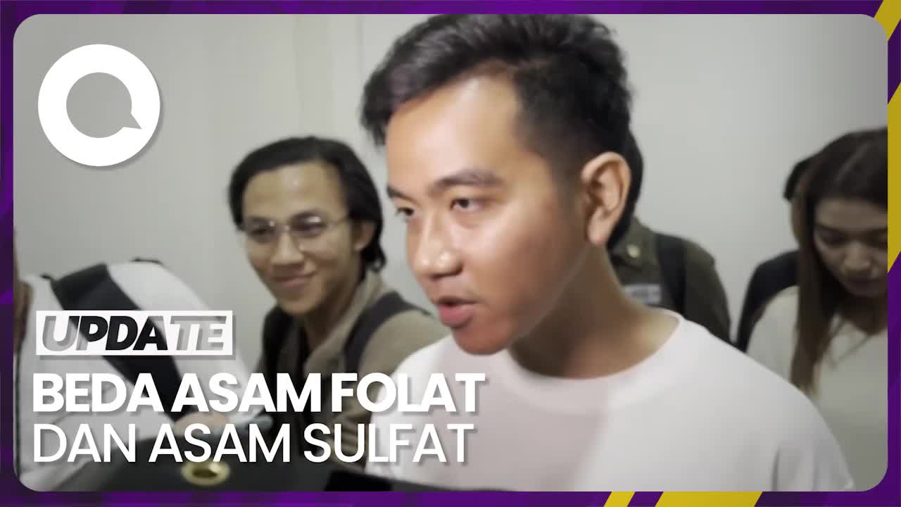 Gibran Salah Sebut Asam Folat Jadi Asam Sulfat, Ini Perbedaannya