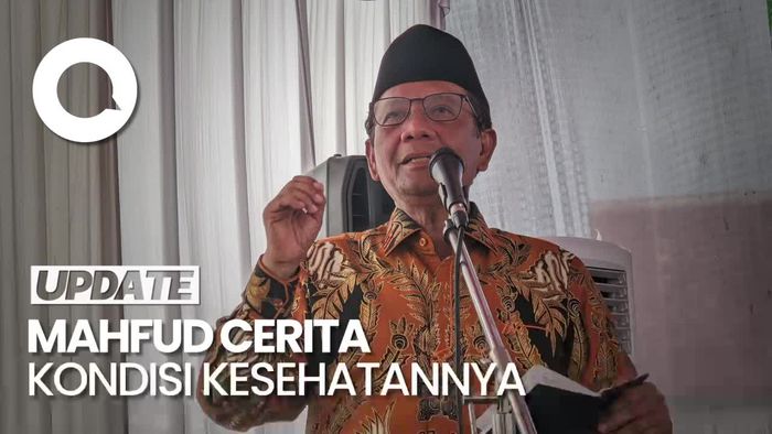 Mahfud Ngaku Sudah Sebulan Lebih Tidur Tak Teratur, Badan Kurang Fit