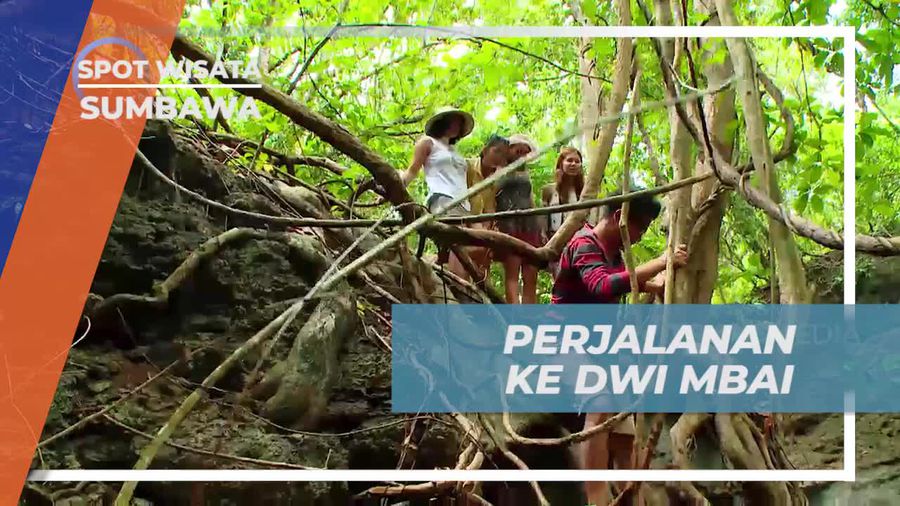 Melewati Jalur Terjal Menuju Air Terjun Dwi Mbai Sumbawa