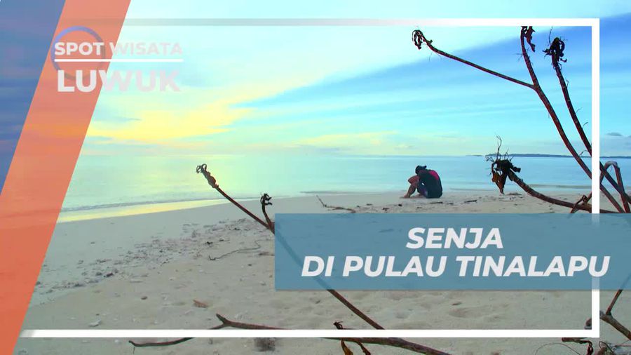 Menikmati Suasana Senja nan Indah di Pulau Tinalapu Luwuk 