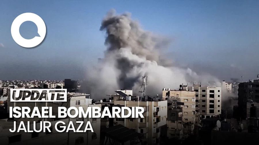 Israel Bombardir Jalur Gaza, Puluhan Orang Terluka
