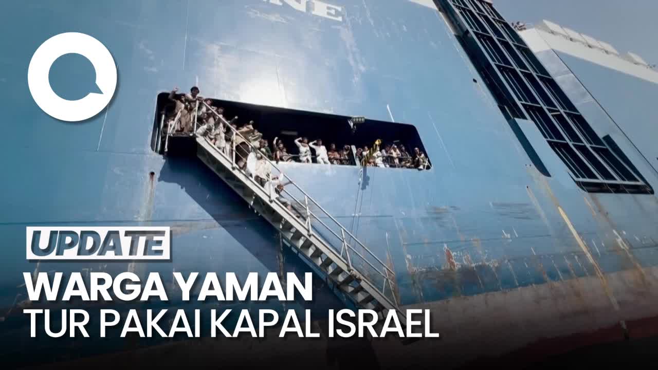 Saat Warga Yaman Tur Pakai Kapal Israel Hasil Bajakan Houthi