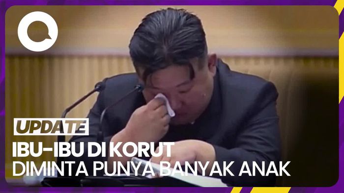 Singgung soal Penurunan Angka Kelahiran di Korut, Kim Jong Un Nangis